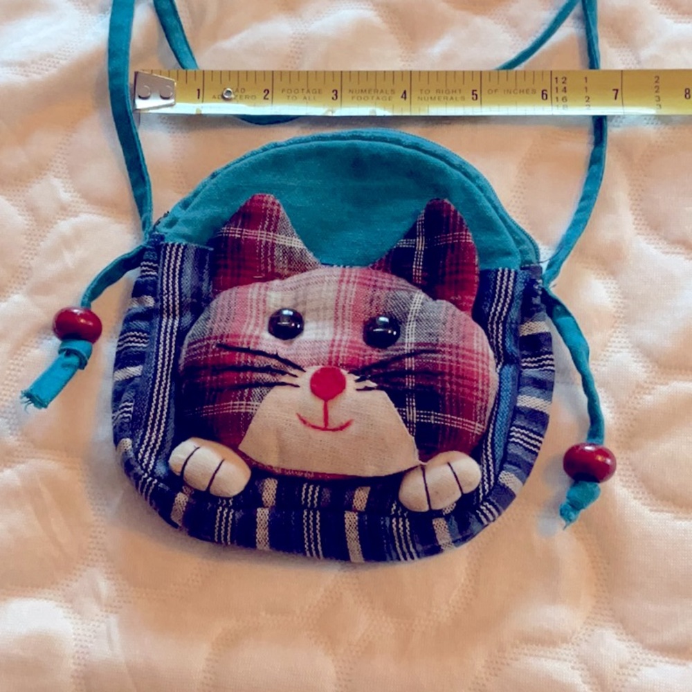 Small Cat Cloth Shoulder Bag